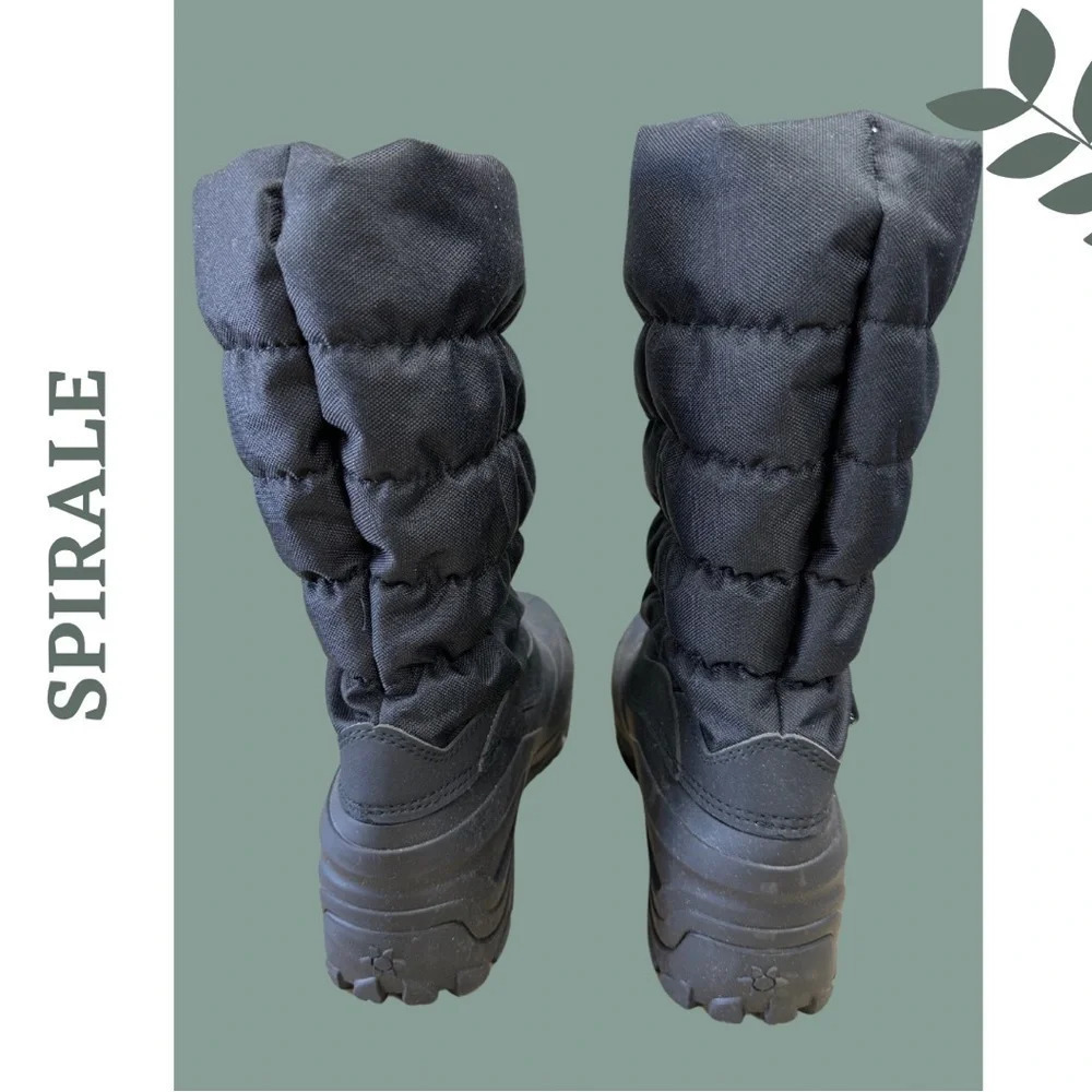 Women's Spirale Winter Boots Black Size 40 - Picture 2 of 8